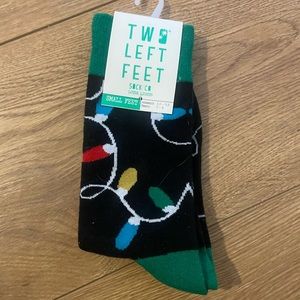 NWT Two Left Feet Christmas Socks